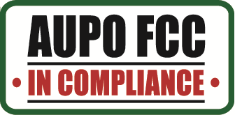 AUPO FCC Compliance Logo 